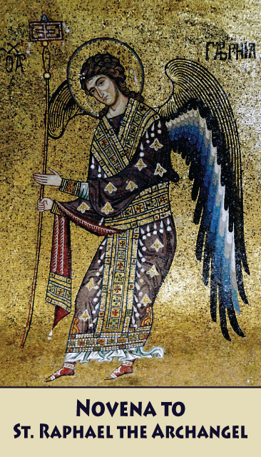 SEPTEMBER 29th: St. Raphael the Archangel Novena Prayer Card***BUYONEGETONEFREE***