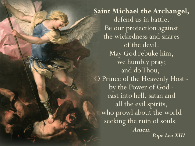 Parish Pew Cards - St. Michael / Vocations Prayers After Mass (LARGE)