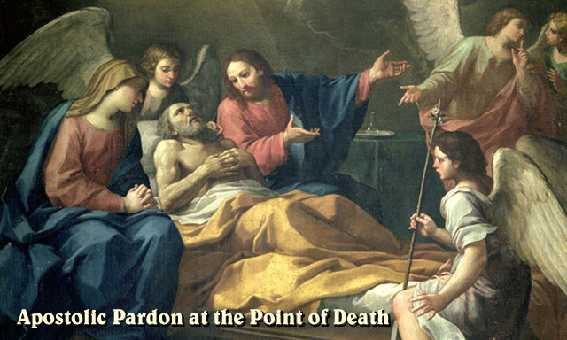 Apostolic Pardon Prayer Card (used w/ Anointing of Sick) 