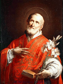 St. Philip Neri Prayer Card