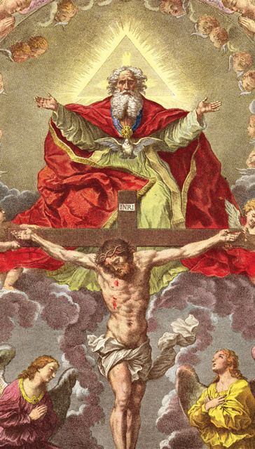 Good Friday Holy Trinity Crucifix Magnet