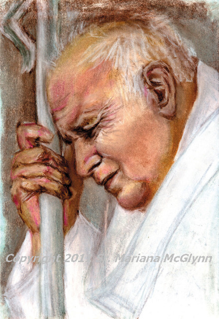 ON SALE - Pope John Paul II Magnet