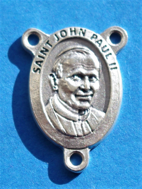Pope St. John Paul II Rosary Centerpiece