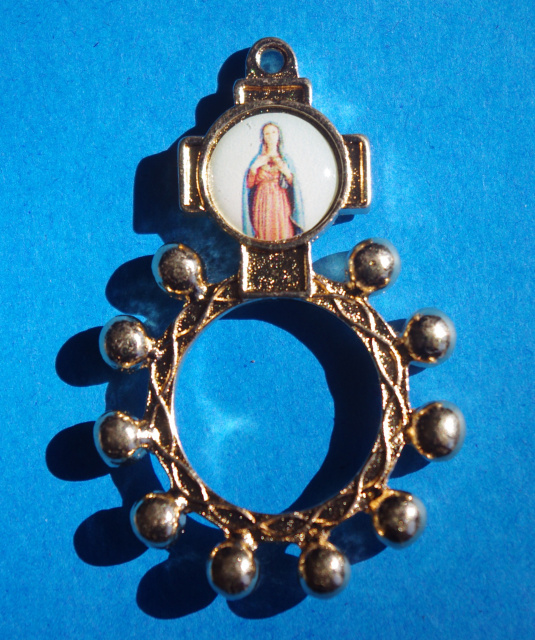 Immaculate Heart of Mary Rosary Ring