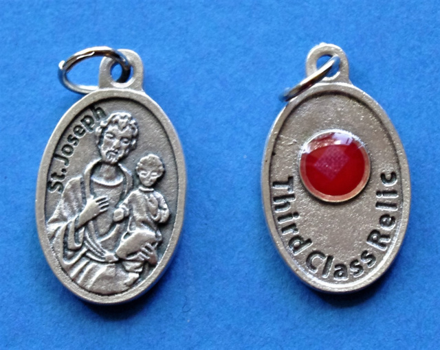 St. Joseph Third Class Relic Medal