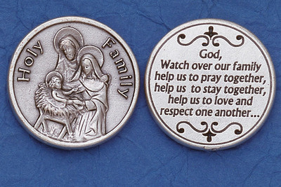 Holy Family Prayer Coin