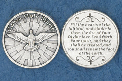 Holy Spirit Pocket Coin***BUYONEGETONEFREE***