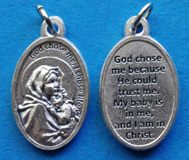 ***EXCLUSIVE*** Madonna and Child Pro-Life Medal
