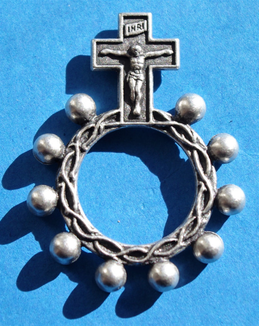 Metal Rosary Ring