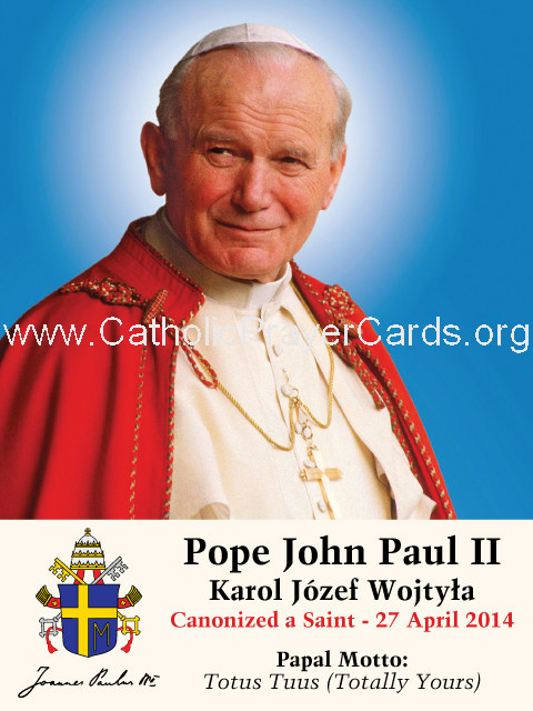 Special Limited Edition Commemorative Pope John Paul II Canonization Magnet