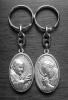 Saints John XXIII and John Paul II Keychain